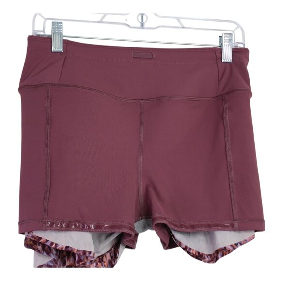 Athleta Run With It Patterned Pink Purple Skort Size Small - Picture 6 of 7